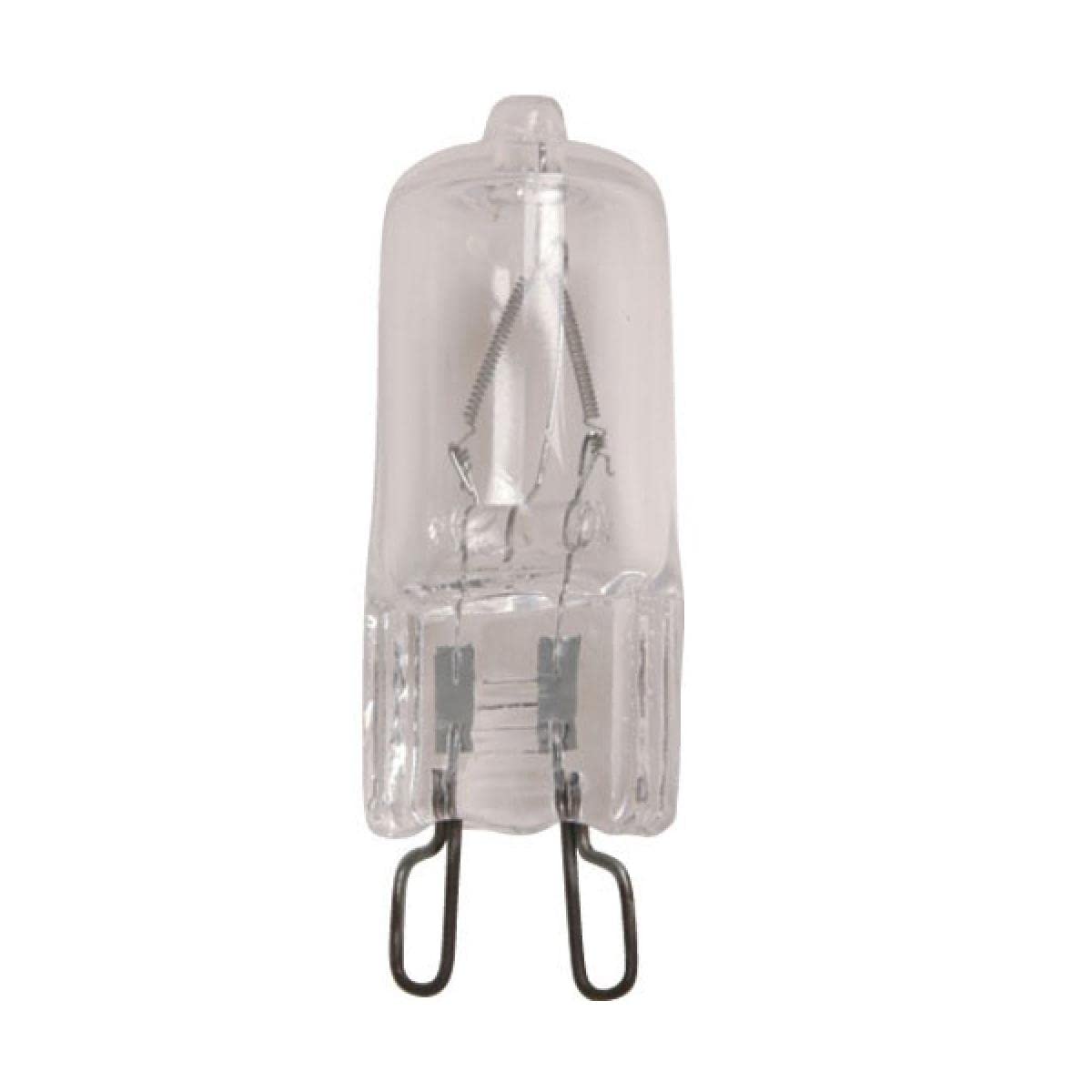 Satco Halogen Light Bulb 40W G9 Base T4 Clear 2000 Hour Life 500 Lumens Model S4641