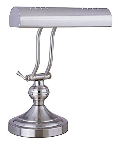 Boston Harbor ATB-8004 Piano Desk Lamp, Satin Nickel, Metal, Silver