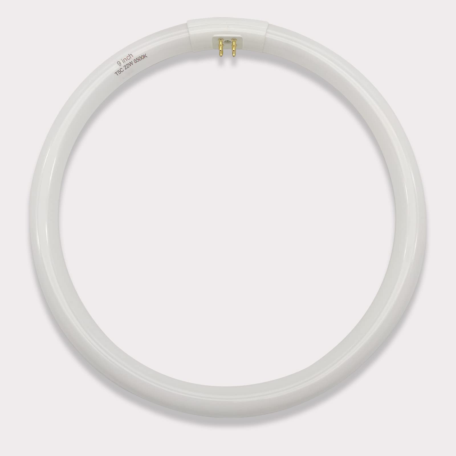 Dameiol T5 Circular Bulb Replacement 22W 9in G10q 4 Pin Soft White Fluorescent Lamp for Zadro Makeup Mirror