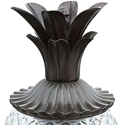 Acclaim Lighting | 7511Bk | Lanai Collection | Large Outdoor Wall Mounted Pineapple Dimmable Lantern | Durable Anti-Rust Cast Al