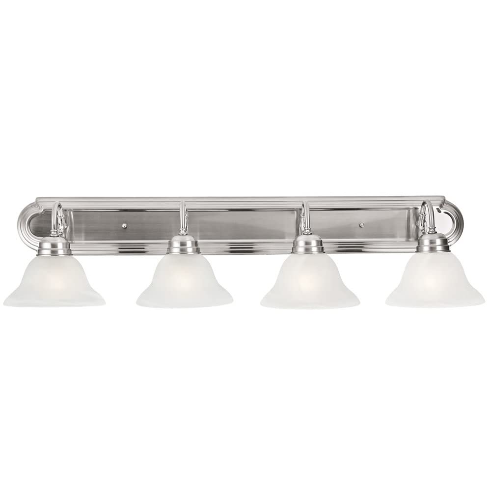 Design House 519215 Millbridge Vanity Satin Nickel, 4-Light