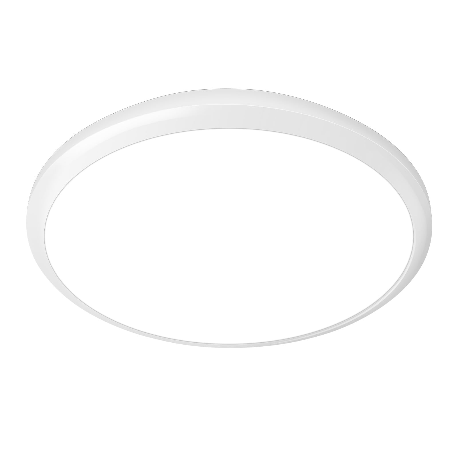 Tealight 12 Inch Round LED Ceiling Light, 6500K Cool White Super Bright Ceiling Light Fixture, IP54 Waterproof Ceiling Lamp for 