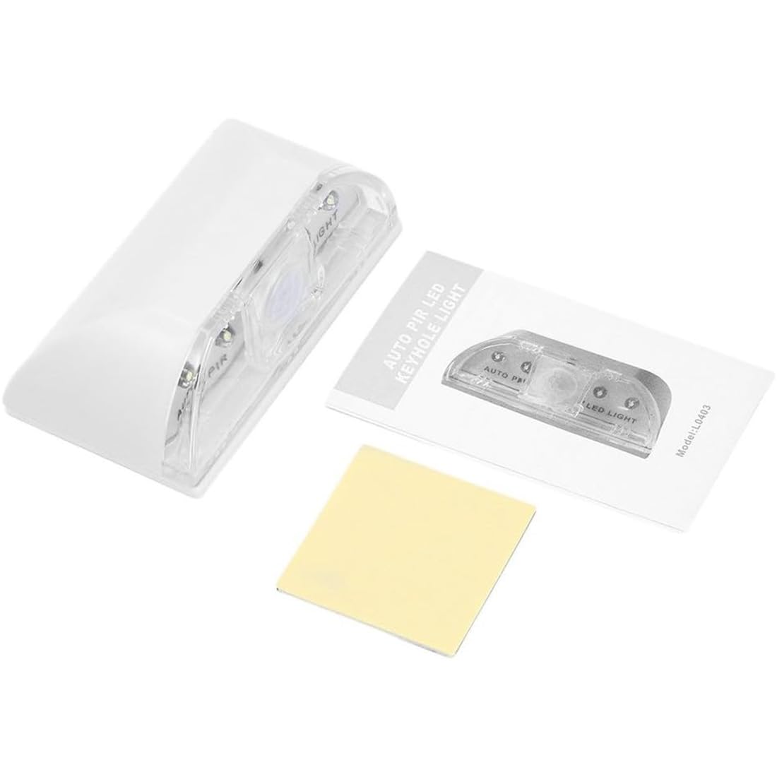 Keyhole Light Lamp Battery Operated Pir Infrared Ir Wireless Auto Sensor Motion Detector Door Keyhole With 4 Led Bulbs Light Lam