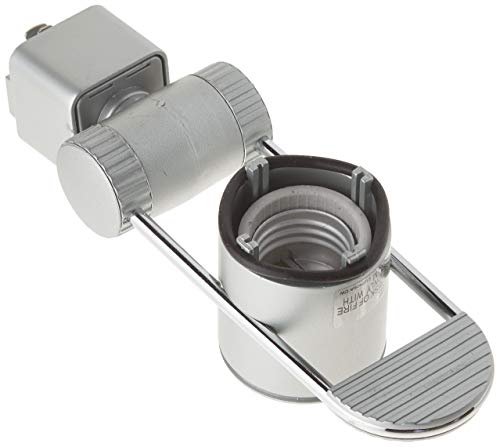 Cal Track Head 120V, Brushed Steel, Alloy Steel, Model HT-219-BODY-BS, Size 2.2 x 3.3 x 6.8