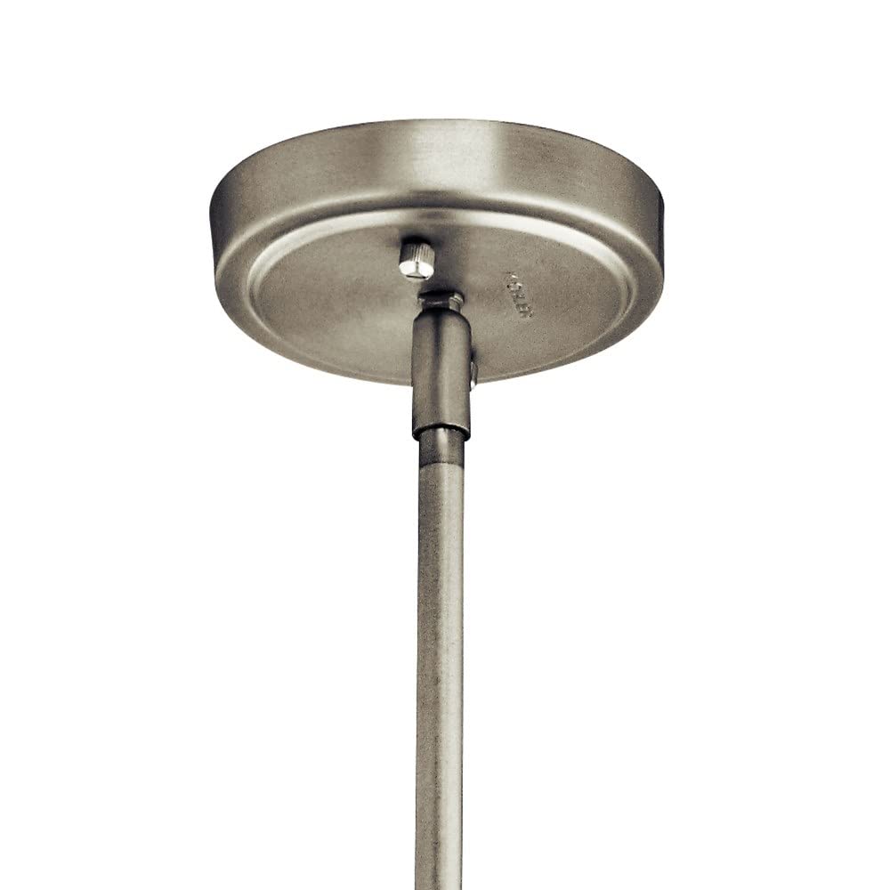 Kichler Everly 1 Light Pendant In A Black Finish For Kitchen, Dining Room And Bedroom, (13.75D X 19.75H), 42046Bk