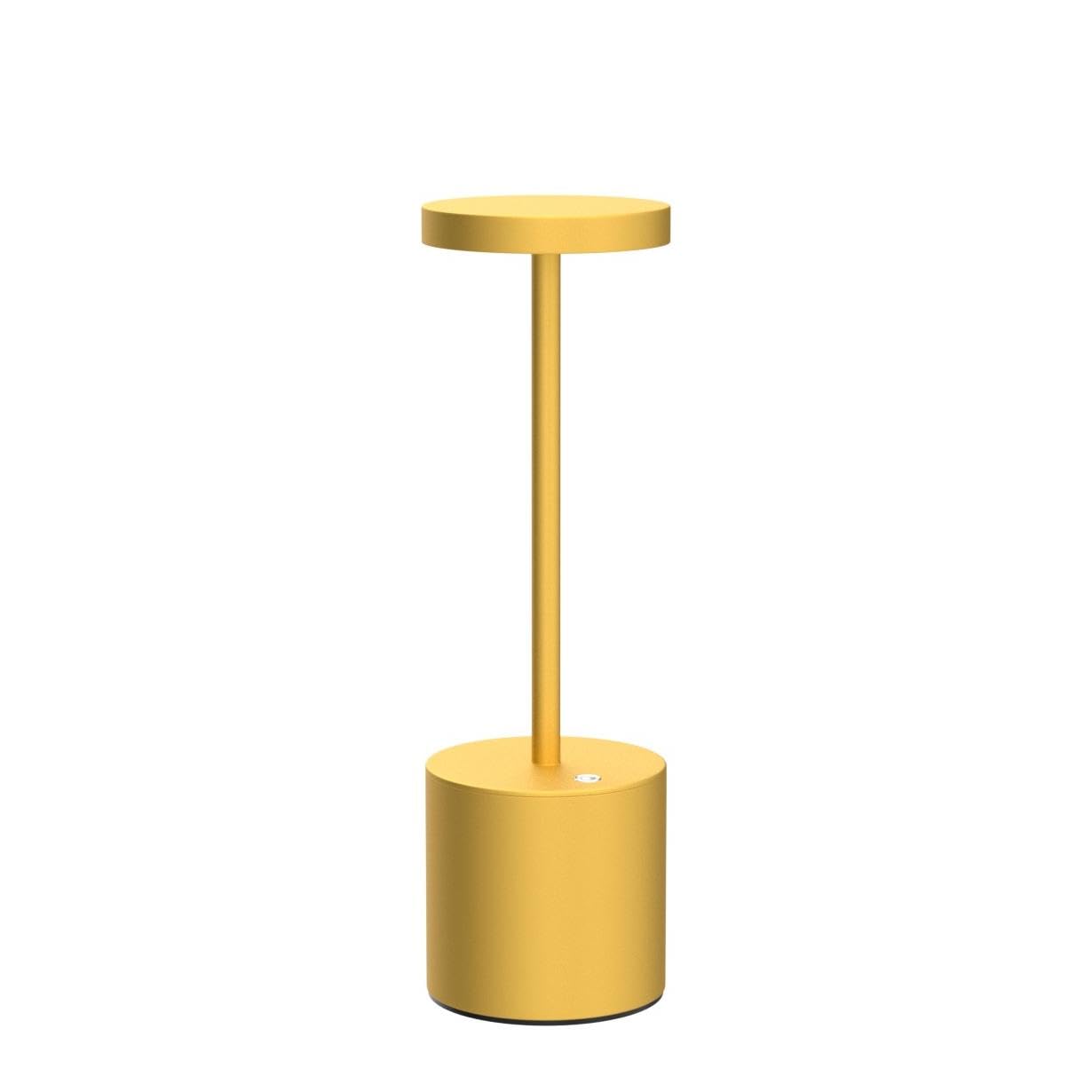 Tbbga Led Cordless Table Lamp - Portable Rechargeable, 2 Level Dimmable, Gold Aluminum, Ideal For Home Office/Outdoor Use