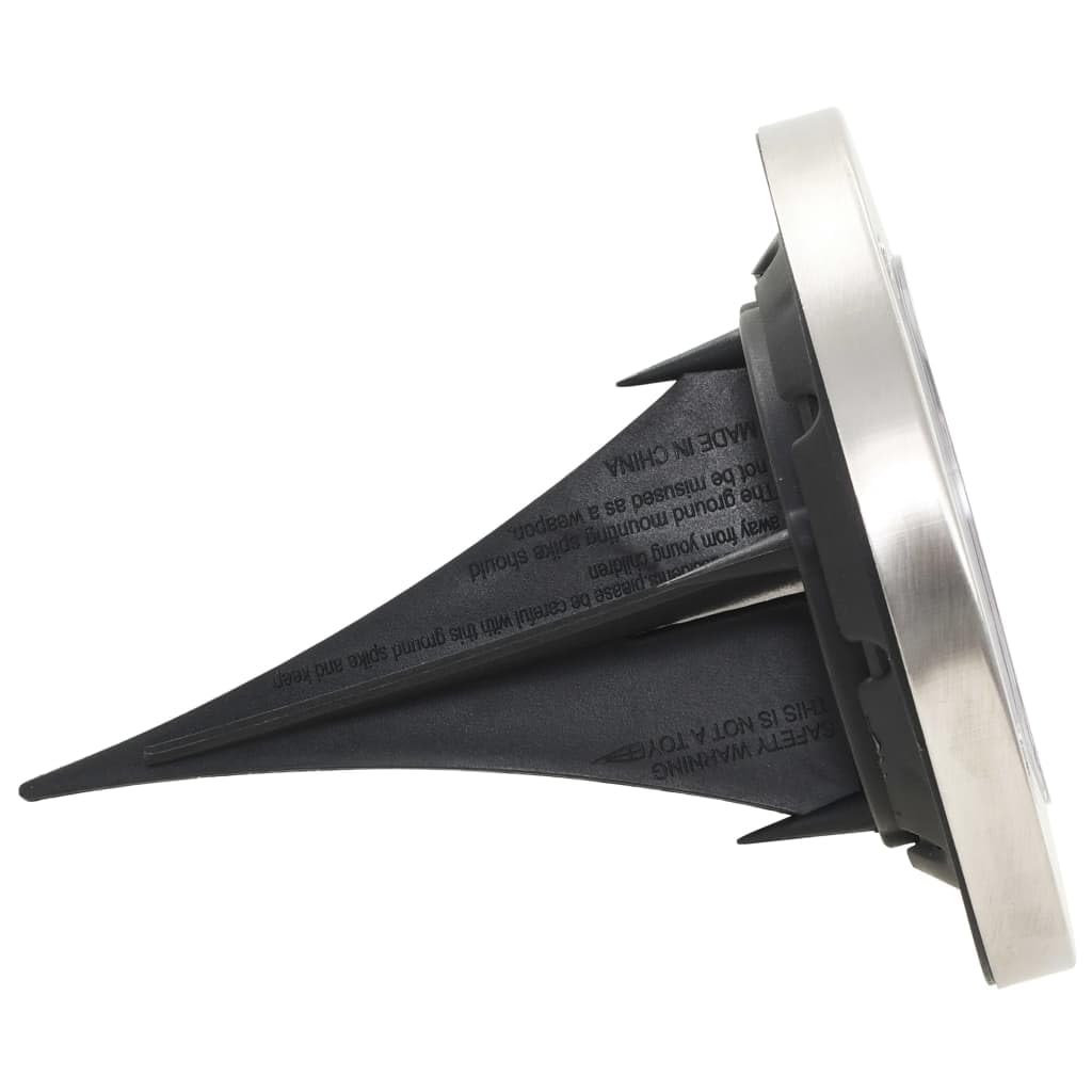 Vidaxl Solar Ground Lights - Set Of 8 Led Lights In Rgb - Waterproof Exterior Lights For Gardens, Patios, Paths, And Balconies -Energy Efficient Solar Powered Outdoor Floor Lamps