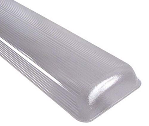 Fluorolite Plastics| Acrylic Vapor Proof Replacement Lens | 6-3/8'' X 49-11/16'' X 2-1/8'' D (Pack Of 6)