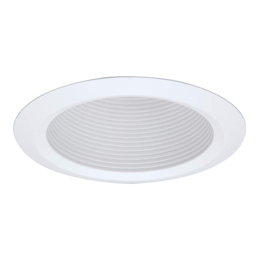 HALO 5 in. White Baffle Recessed Lighting Kit, Metal Trim, Model 5125WB, White Finish