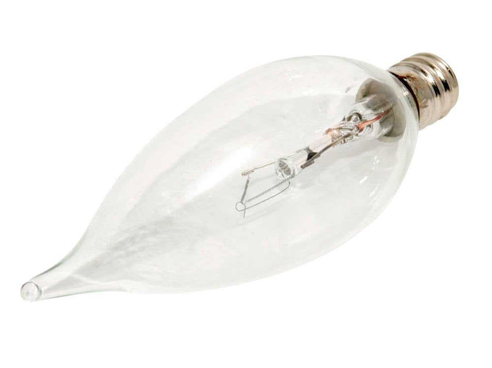 Bulbrite Kr25Cfc/32 25W Krystal Touch Flame Tip Chandelier Bulb (Ca10), Candelabra Base