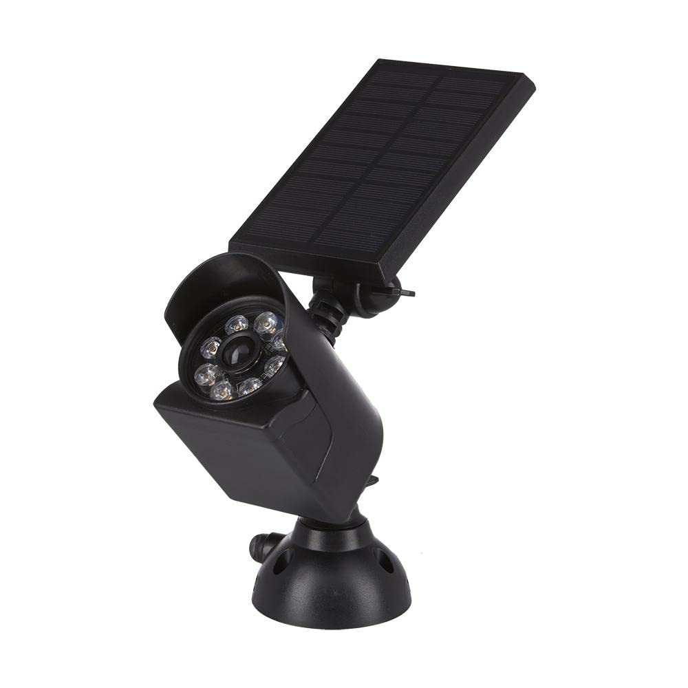 Lumen Logic Led Motion Sensing Solar Security Light (Black) 3000K 200 Lumens For Mounting On House, Garage, Wall, Metal Surface, Tree, Post, Pole Or In-Ground As Uplight Or Downlight