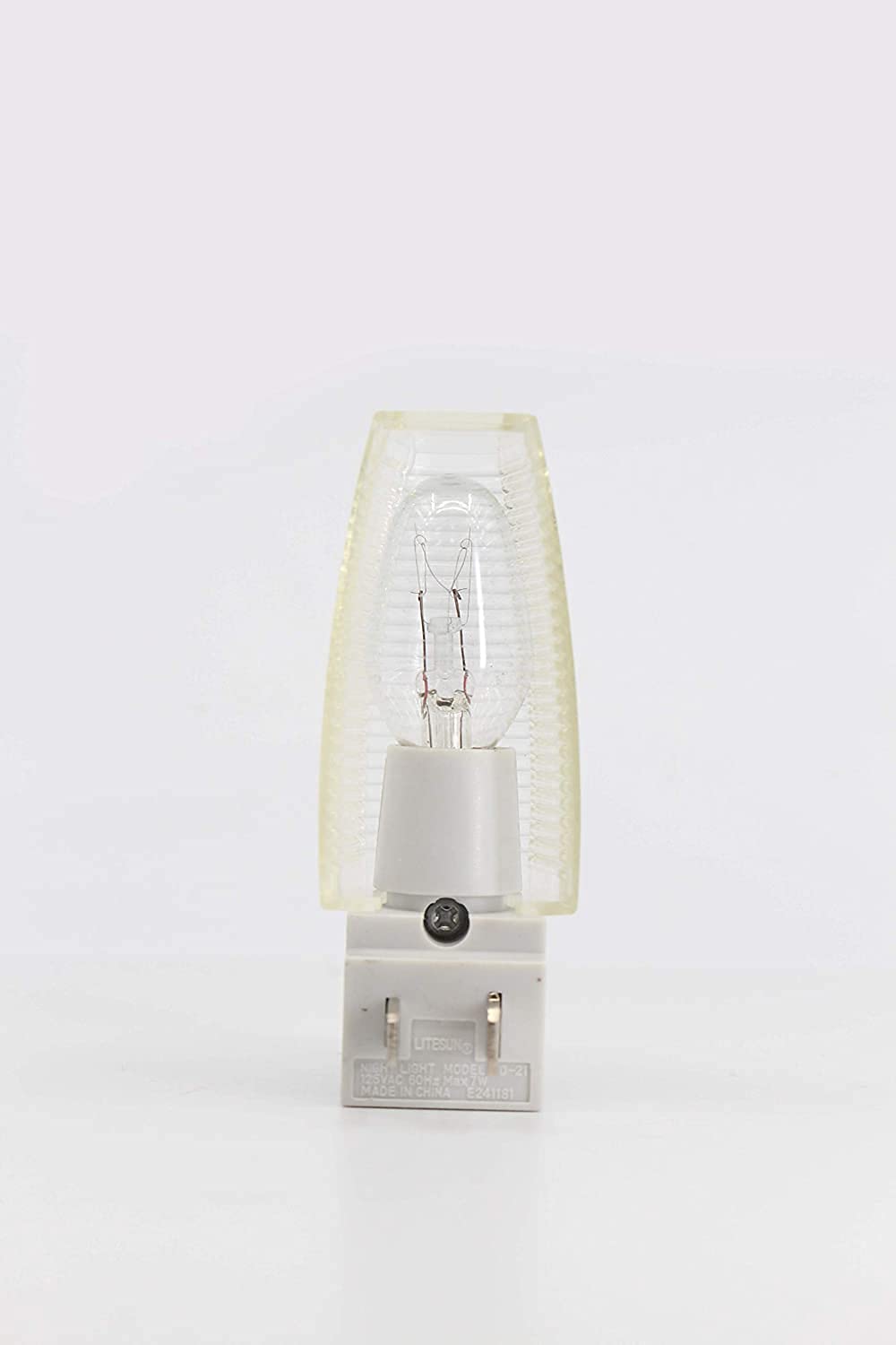 Kingman Night Light Wall Plug In With On/Off Switch Warm White Ul Listed, 120V 4W (2 Pack)