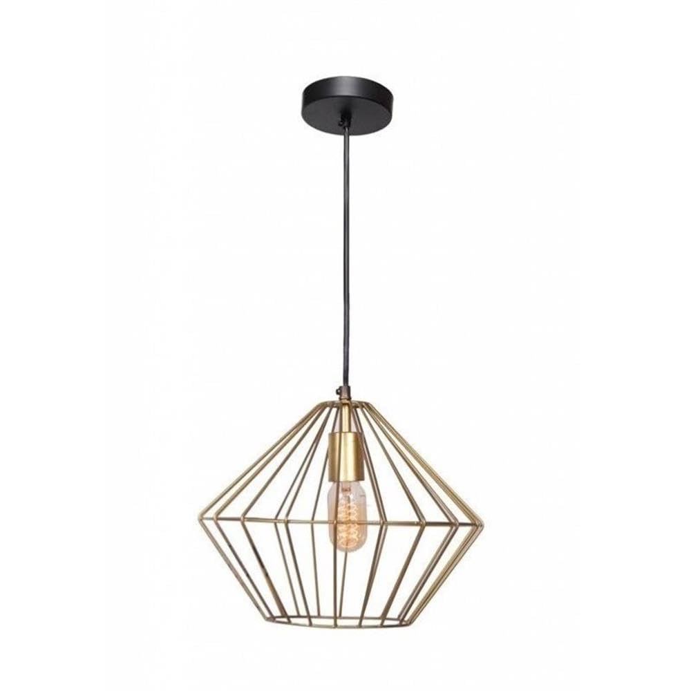 Renwil LPC137 Contemporary Modern One Light Ceiling Fixture from Empire Collection in Gold, Champ, Gld Leaf Finish, 9.25 inches