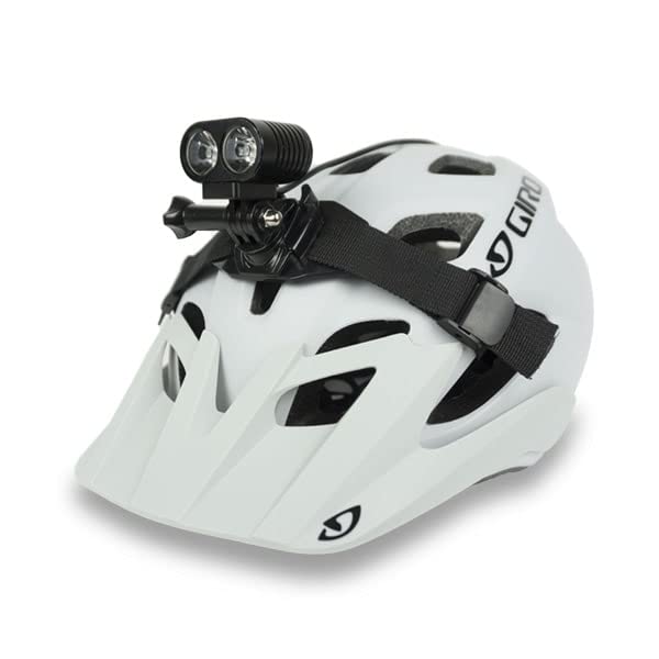 Voyager Mountain Bike Helmet Light Kit with Rechargeable Battery, Compatible with GoPro Mounts, 2100 Lumens, 3 Hours on High Bea