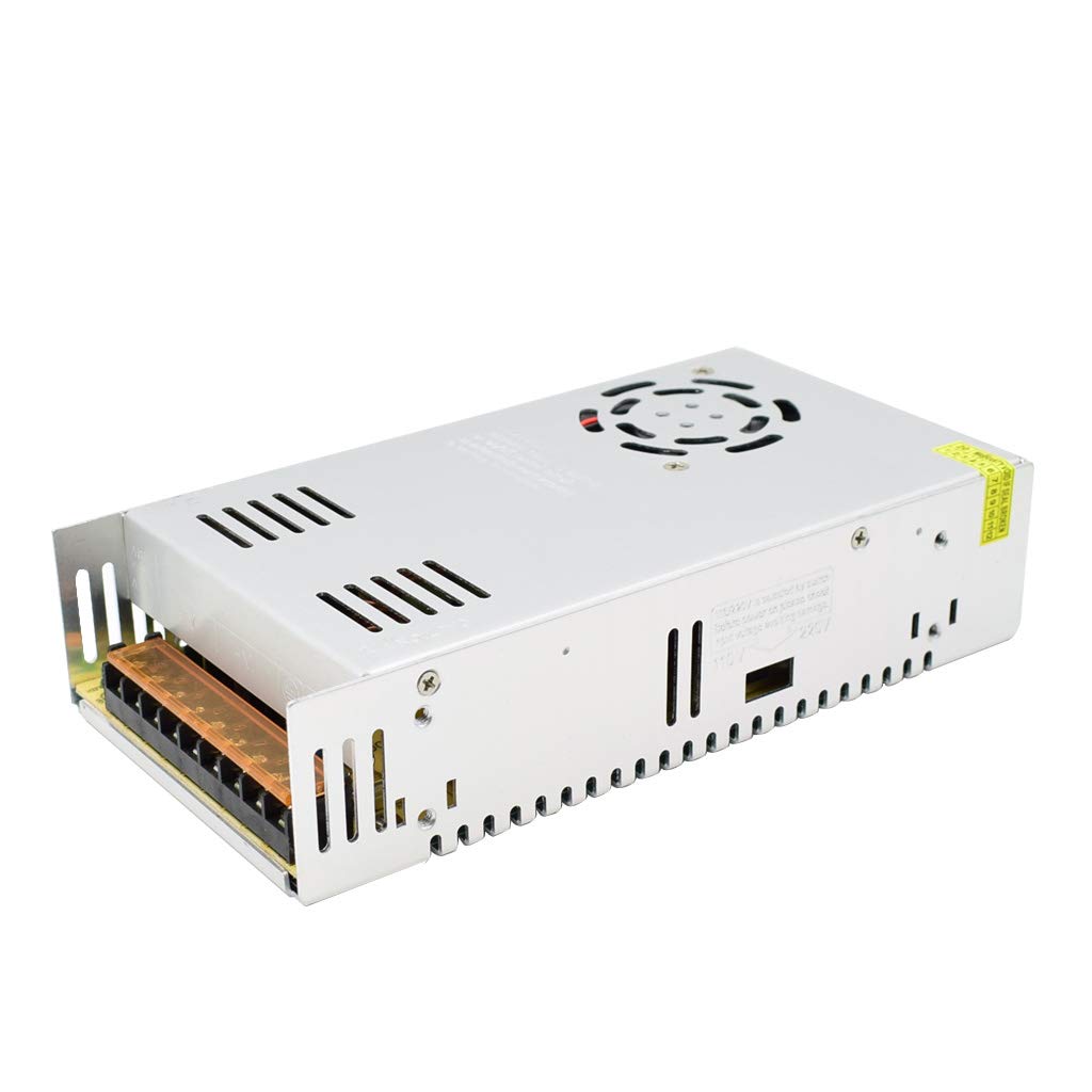Weishuo 5V 60A 300W Power Supply AC110/220V to DC 5V LED Driver Transformer Aluminium Silver S-300-5 for 3D Printer & LED