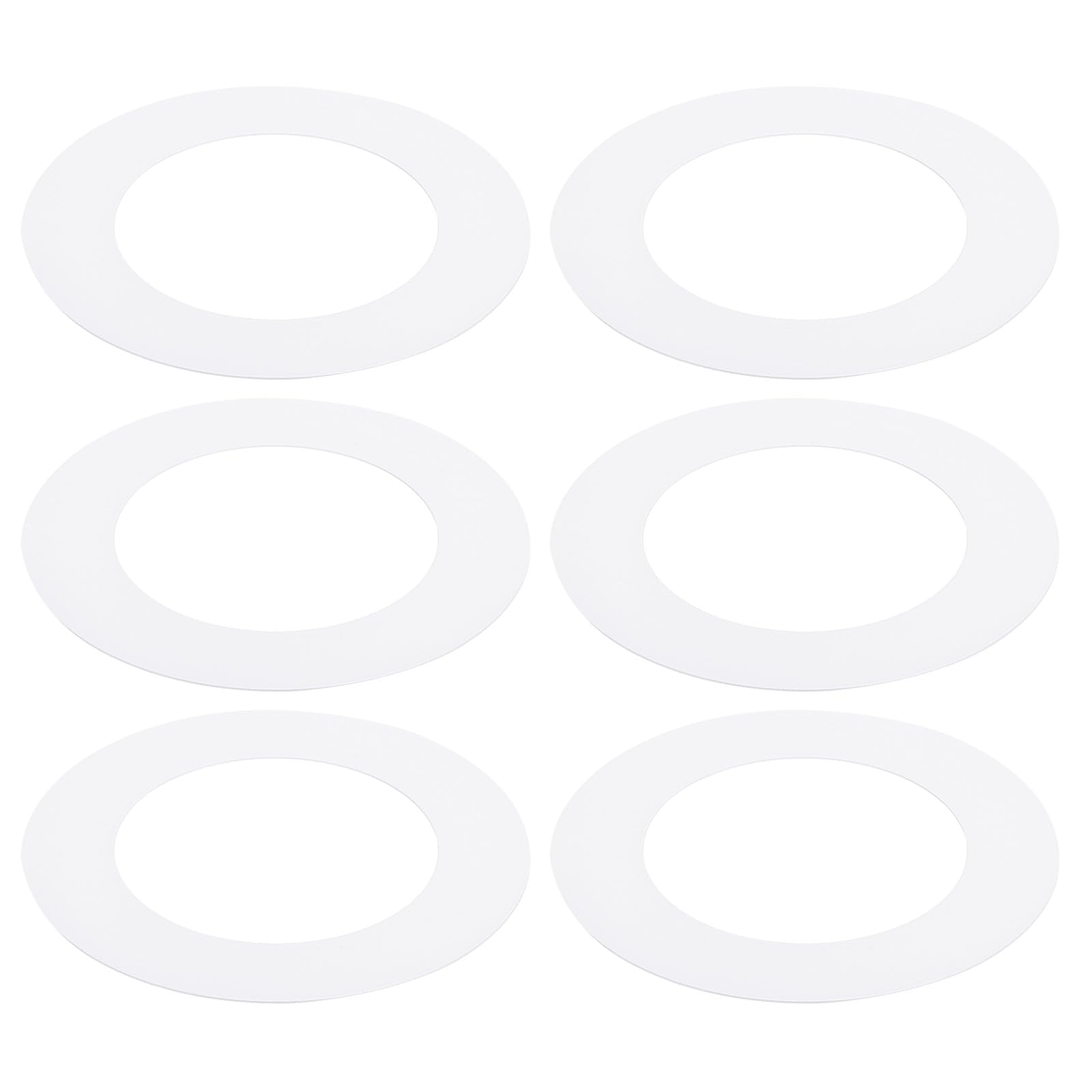 PATIKIL Goof Rings for 4 Inch Recessed Can Lighting Down Light, 6 Pcs Metal Goof Trim Rings Cover, Outer Diameter 6.7-inch, Inne