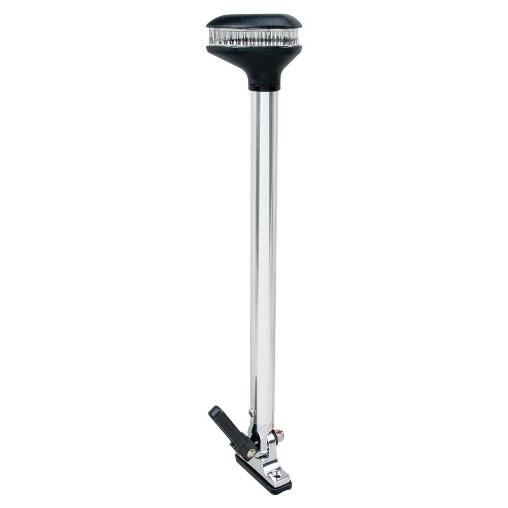 Perko Stealth Series - L.E.D. Fold Down All-Round Light - Vertical Mount 13-3/8&quot; Height - 2NM Range