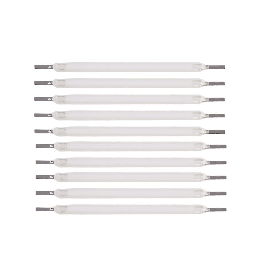 10 Pcs Led Filament Lamp Parts 3V Lamp Parts Led Repair Incandescent Accessories Light Beads(Cold Light)