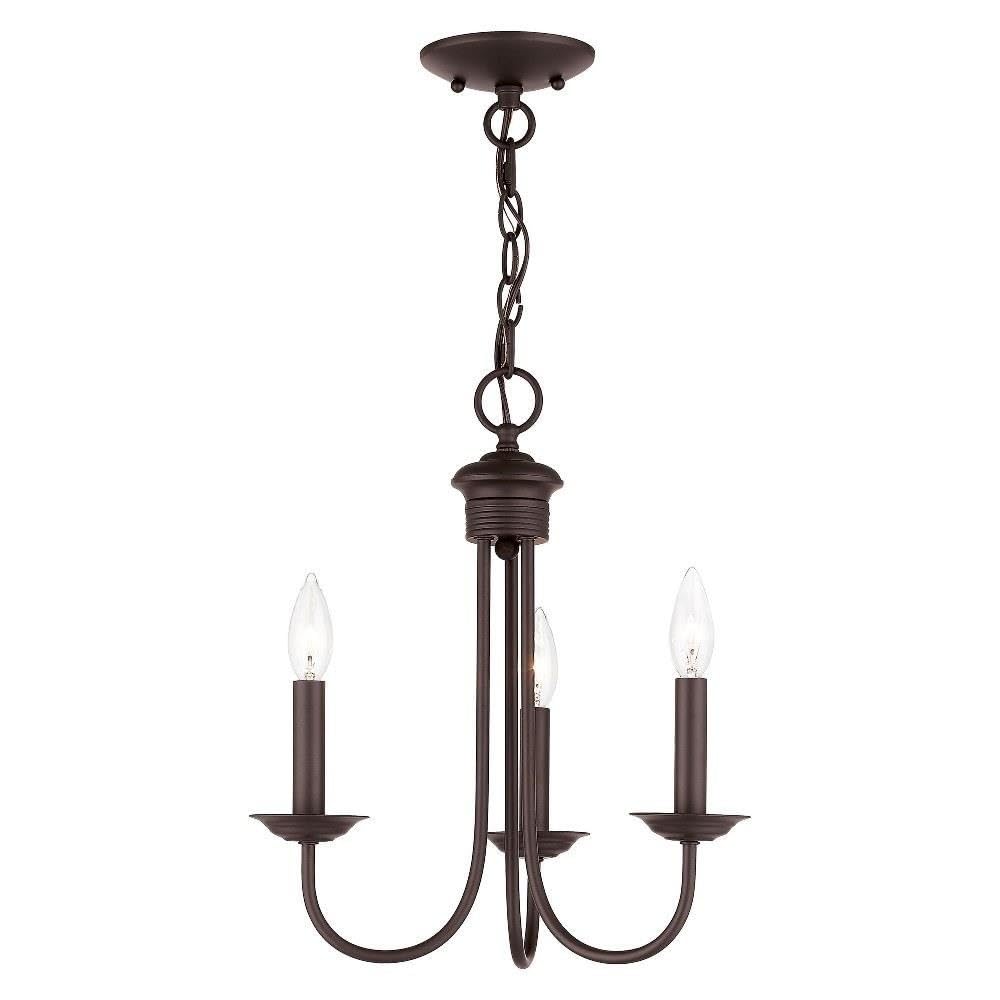 Livex Lighting 42683-07 3 Light Mini Chandelier