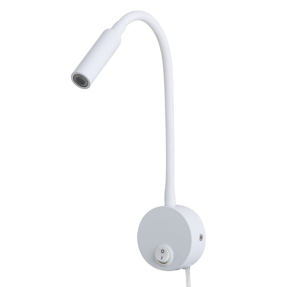 Agese 3W Warm White Wall Sconces Light Lamp With Rocker Switch For Reading In Bed