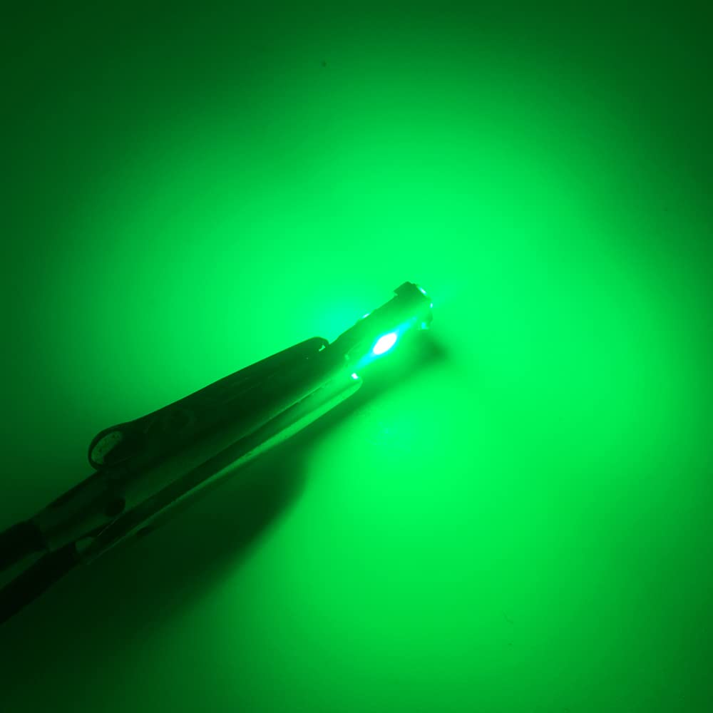 Blyilyb 10-Pack Green T5 2721 37 74 Wedge Led Bulb Pc74 Twist Sockets Replacement Dash Dashboard Lights Instrument Panel Cluster Leds Lamps