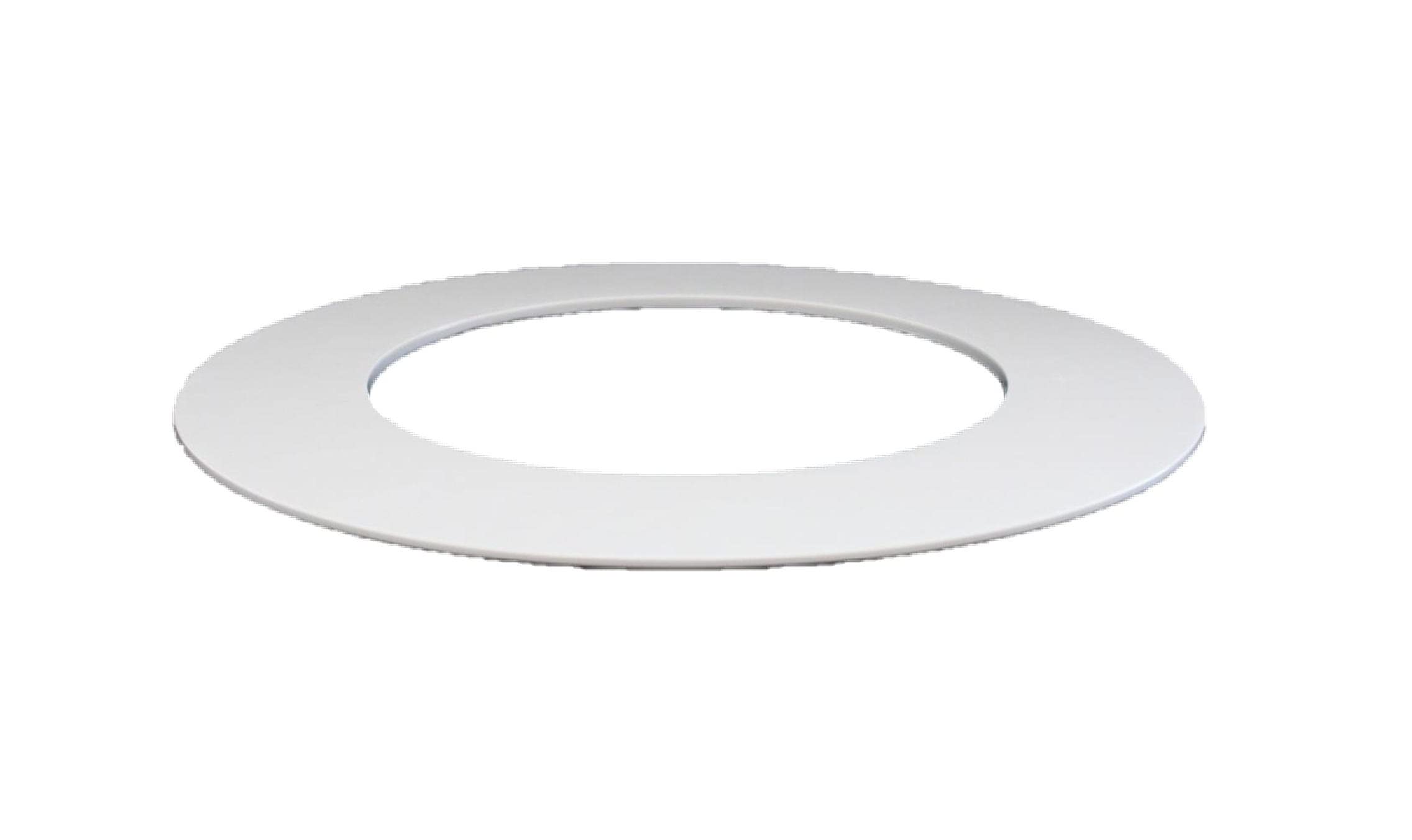 JSP Manufacturing Trim Rings 10in Inch Recessed Light Ring Plastic Fixture, White, 1 Trim Ring
