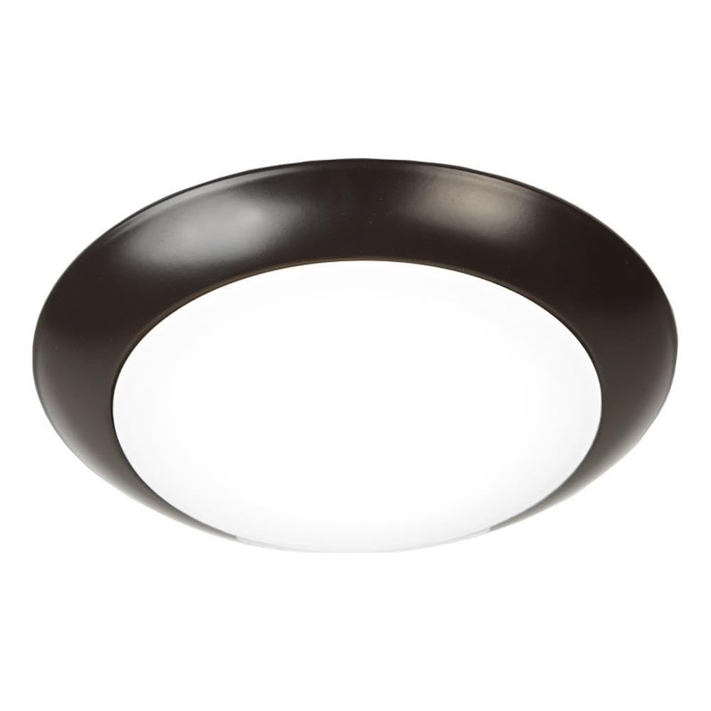 WAC Lighting Disc LED Flush Mount, 4000K, Aluminum, Bronze, Single, Model FM-306-940-BZ