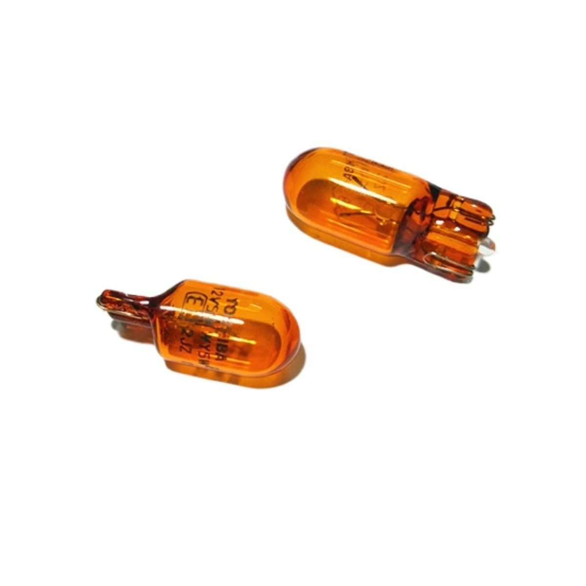 Piumeif T10-WY5W Amber Fender Turn Signal Bulbs (2PCS) 12V 5W for Audi A4/A6, Passat B5, Golf 4