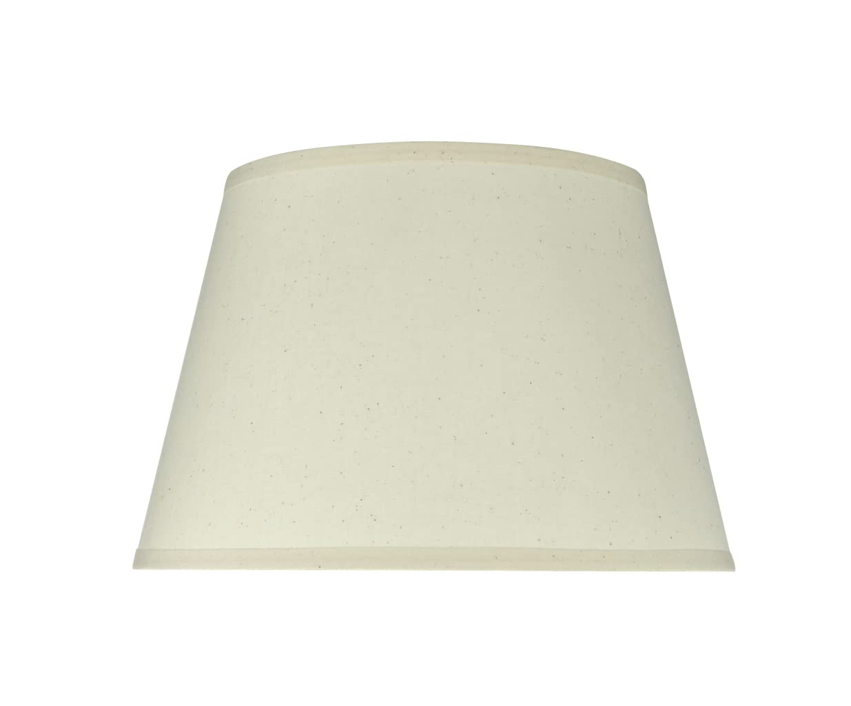 Aspen Creative 58802A, Empire Uno Lamp Shade, Off White, 10&quot; Top x 14&quot; Bottom x 9.5&quot; Slant Height, Slip UNO 33mm