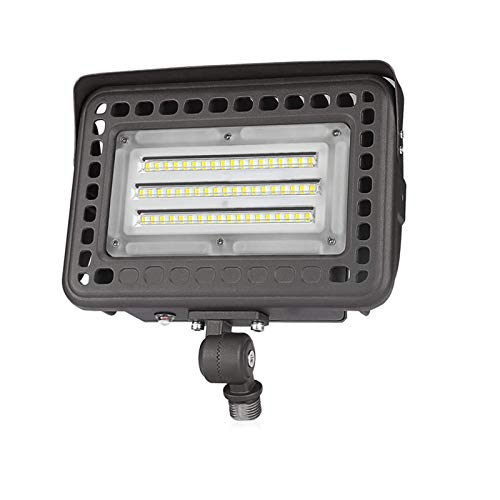 Szgmjia 60W Led Flood Light With Knuckle, Dusk To Dawn Outdoor Light,Ultra Brightness Daylight 7800Lm 300W Equivalent,Waterproof Security Light For Yard Garden Playground