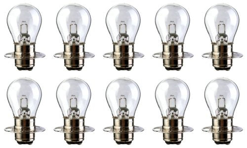 CEC Industries #1630 Bulbs, P15d Base, S-8 Shape, 6.5V, 17.875W, Box of 10