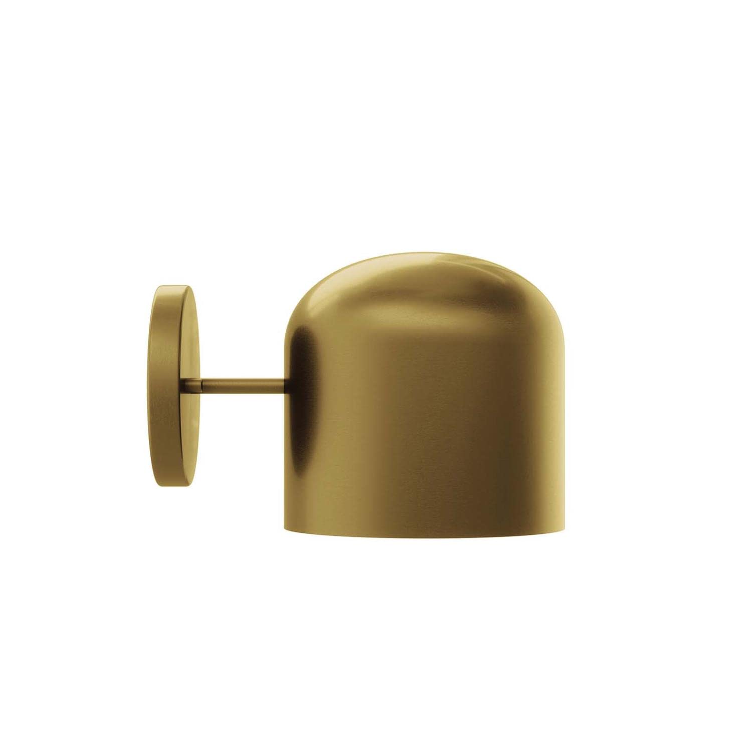 Modway Avenue 1-Light Wall Sconce in Satin Brass, Brown, 11 x 8 x 7.5