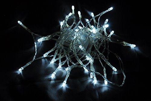 Karlling Battery Operated White 40 LED Fairy Light String Wedding Party Xmas Christmas Decorations(White,20 Pack)