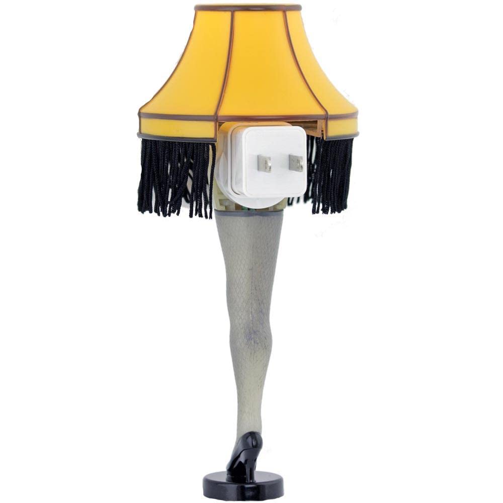 Cleveland Street Novelties LED Night Light - Christmas Leg Lamp, Yellow Design
