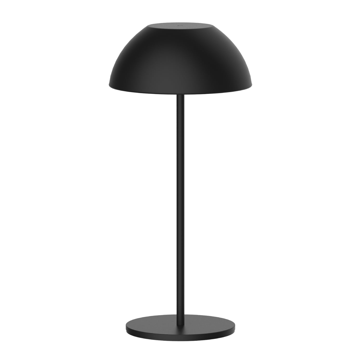 Newhouse Lighting Aurora, Black 2700K Dimmable Cordless USB-C Rechargeable Table Lamp NHTL-AU-BLK, Cordless Desk Lamp for Living
