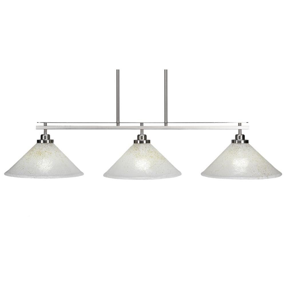 Odyssey 3 Light Island in Brushed Nickel (2636-BN-702)