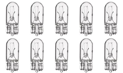 CEC Industries 2845 T-3.25 Bulbs, 24V 5W, W2.1x9.5d Base, Box of 10