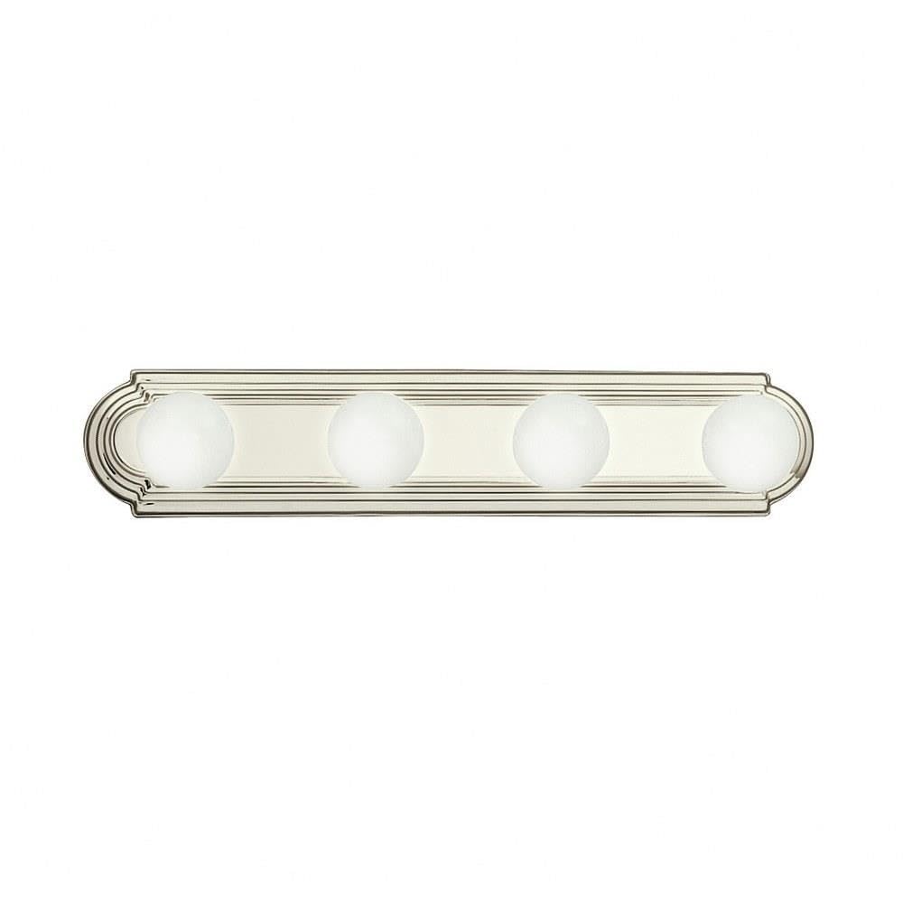 Kichler Linear Bath Light 24-Inch Brushed Nickel Glass Model 5017NI