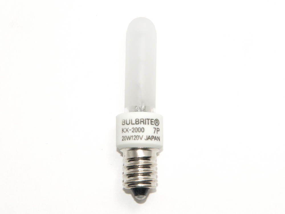 Bulbrite Kx2000 20W 120V T3 Frosted Chroma Bulb, E12 Base