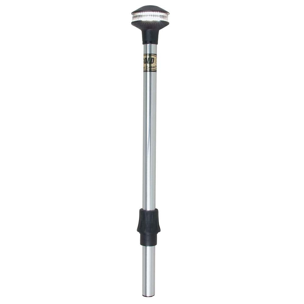 Perko Reduced Glare Pole Light 42in Plastic Model 1440DP5CHR