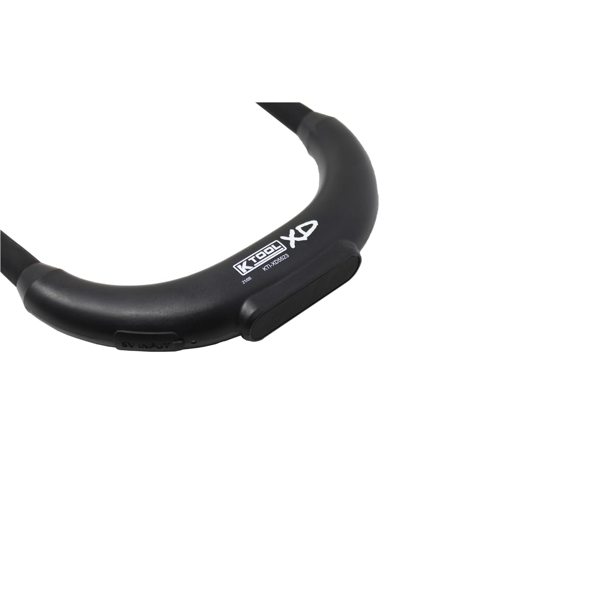 K Tool International Xd5523 Automotive Led Flexible Neck Work Light For Garages, Repair Shops, And Diy, Rechargeable, Dimmable, 150 To 300 Lumens, 3.7V, 2 Light Modes, Ip54 Rating, Orange/Black