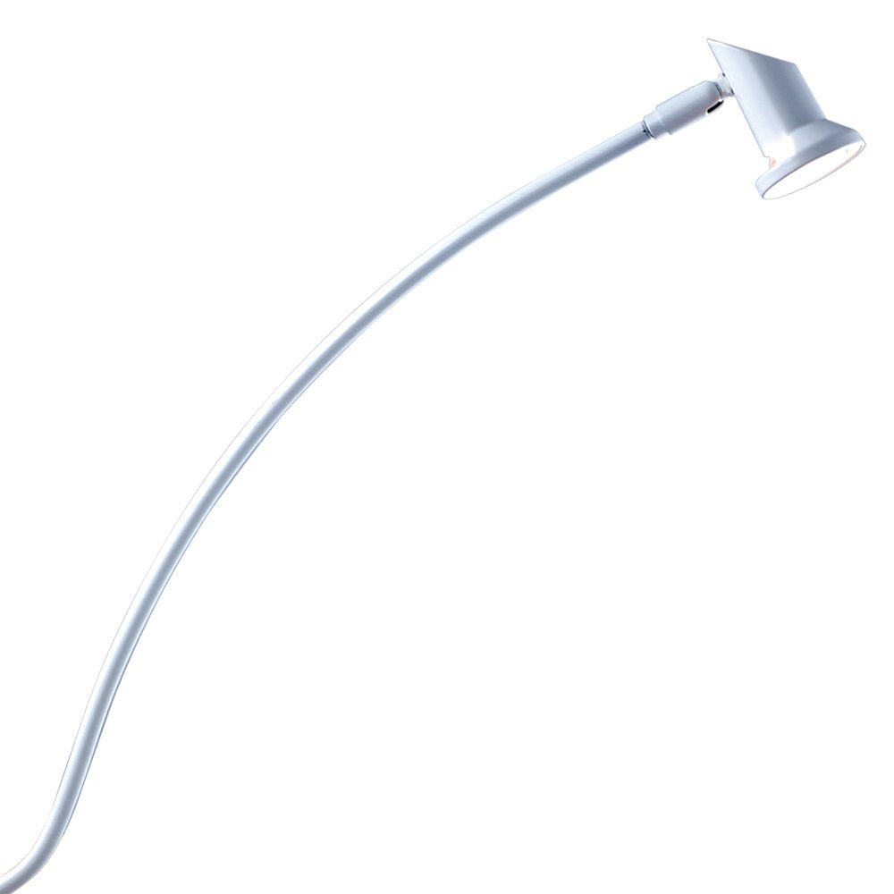 Jesco Lighting Low Voltage Series 111 Fixture with 18in Steel Arm, Alloy Steel, White, Model JESC4482