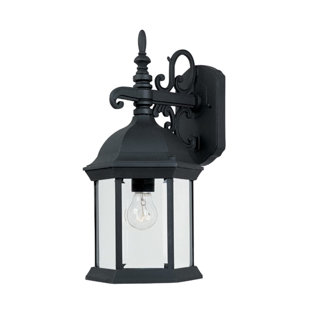 Designers Fountain 2971-Bk Devonshire Wall Lanterns, Black