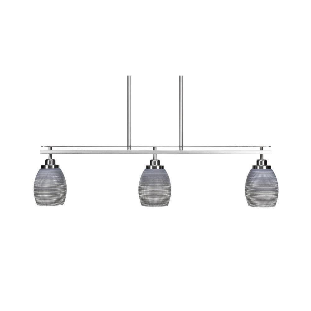 Odyssey 3 Light Island in Brushed Nickel (2636-BN-4022)