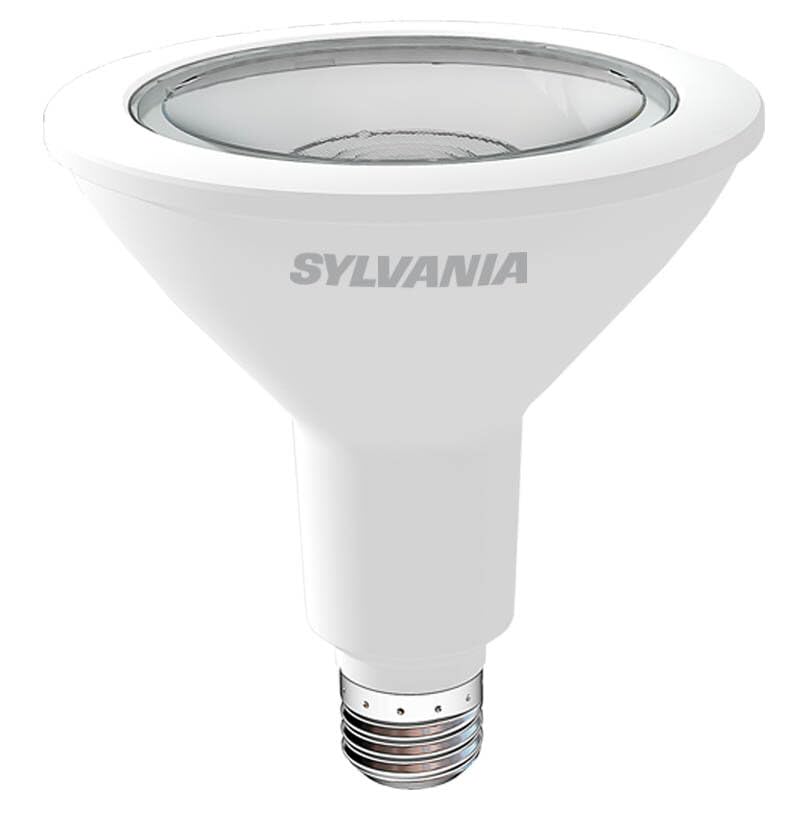 Sylvania Eco Led Par38 Light Bulb, 90W = 14W, 7 Year, Non-Dimmable, 1000 Lumens, Clear, 3000K, White - 2 Pack (40881)
