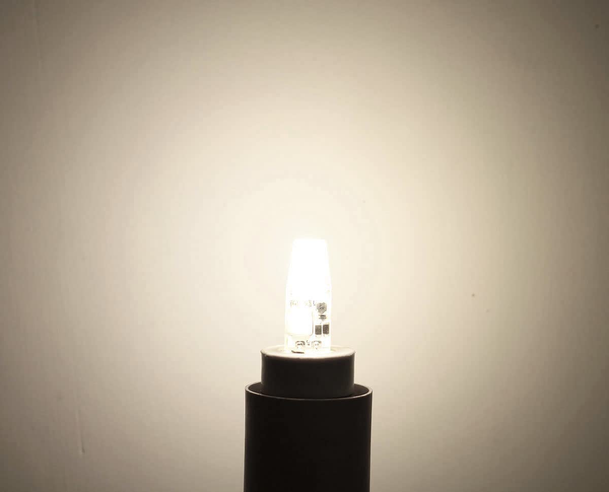 Greeogin G4 Led Bulb 12V  Jc Bi Pin Base Bulb 30 Watts G4 Halogen Bulb Replacement  Ac/Dc 12 Volts G4 Light Bulb For Landscape Lighting Natural White 4000K Non-Dimmable 10Pcs