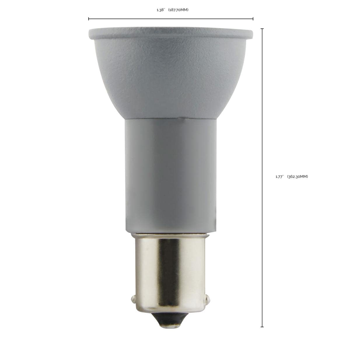 Satco S29004 Bulb, Glass, Warm White, White, Energy Efficient Lighting