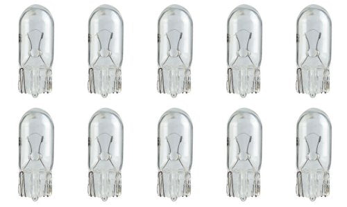 CEC Industries T-3.25 Bulbs, 7V, 3.01W, W2.1x9.5d Base, White, Box of 10