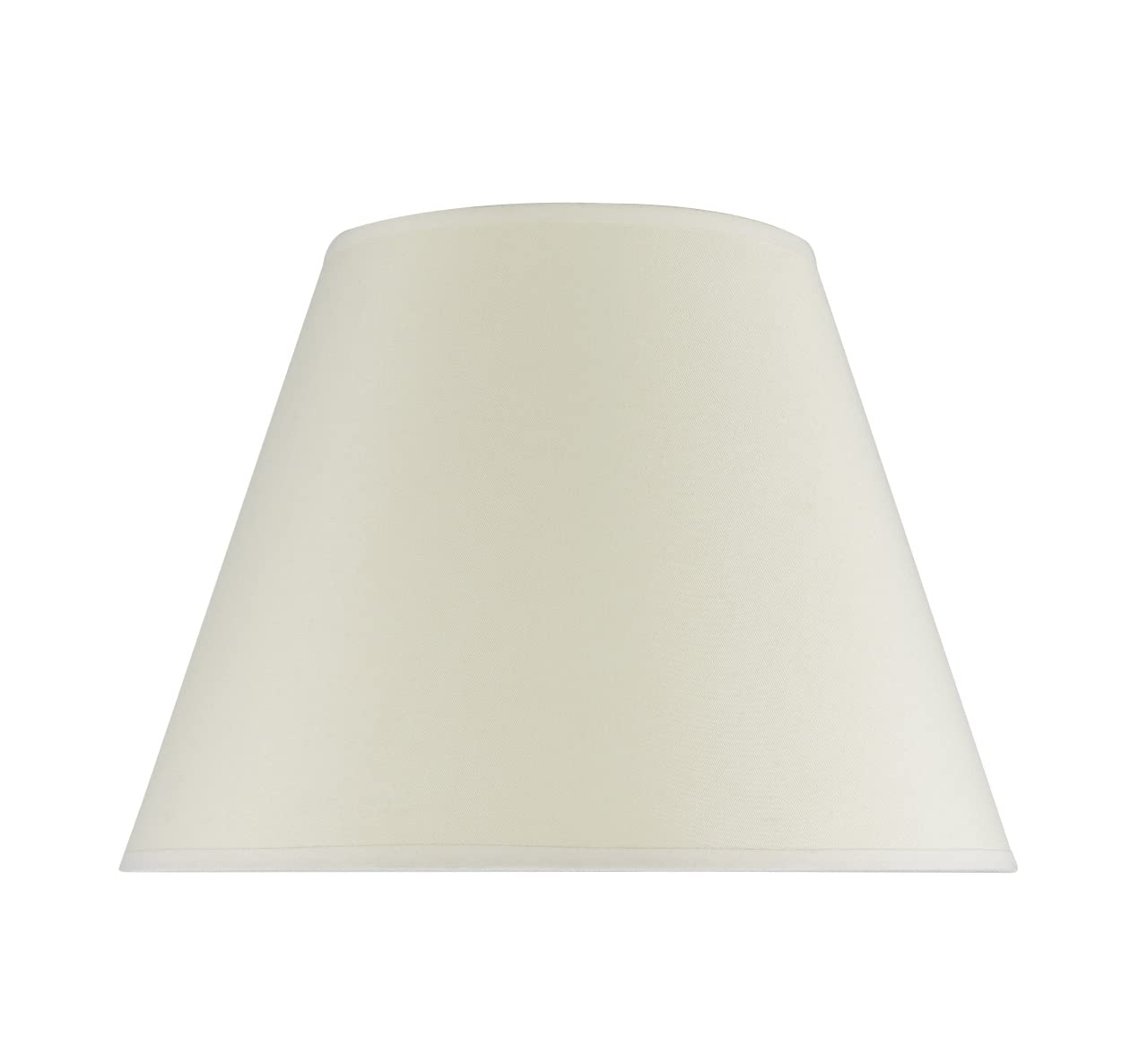 Aspen Creative Transitional Empire Lamp Shade, Cream, 7in Top x 13in Bottom x 9.5in Slant Height, Model 32009A, Tetoron Cotton