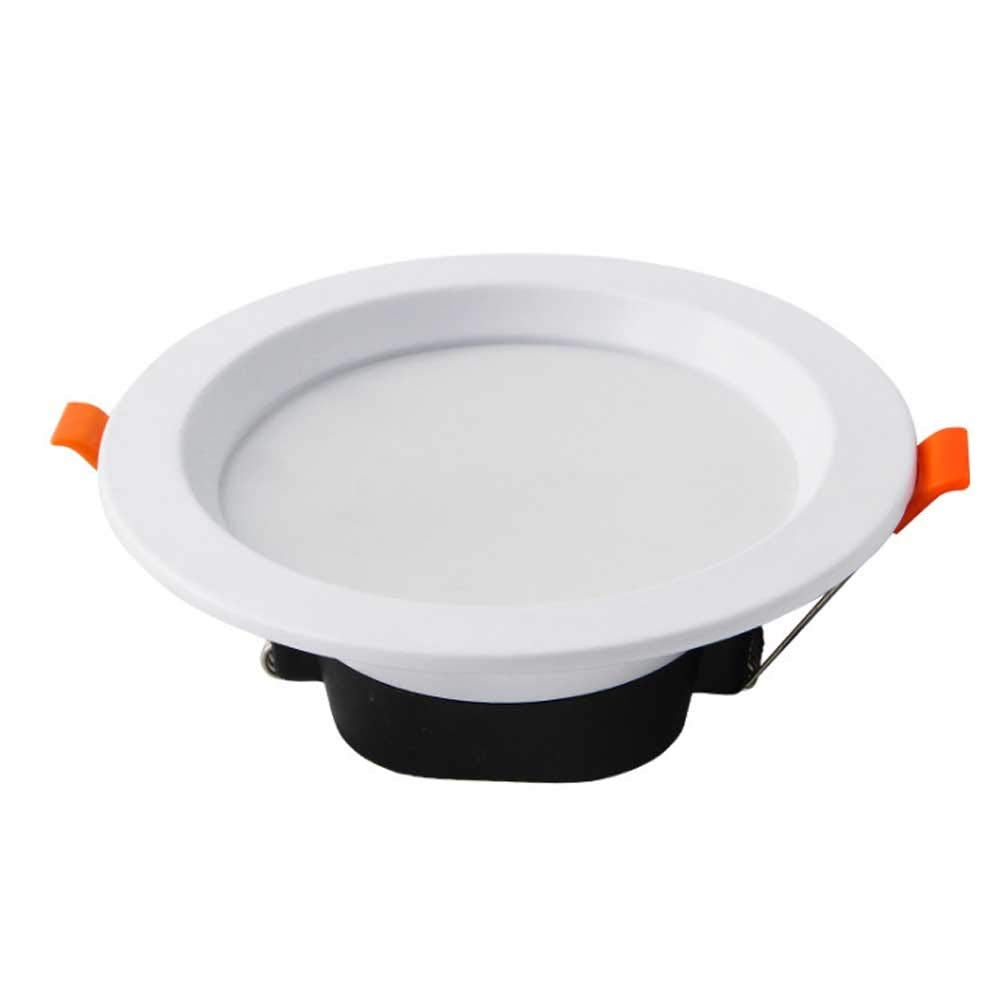 OZZKI Recessed Led Recessed Spot Lights for Ceiling, White Ultra-Thin Round Ceiling Downlights Die-cast Aluminum Downlight, IP20